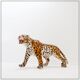 Ceramic sculpture of a leopard by "Ceramiche Boxer" - Italy