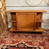 Vintage TV side stand with compass legs ep 60