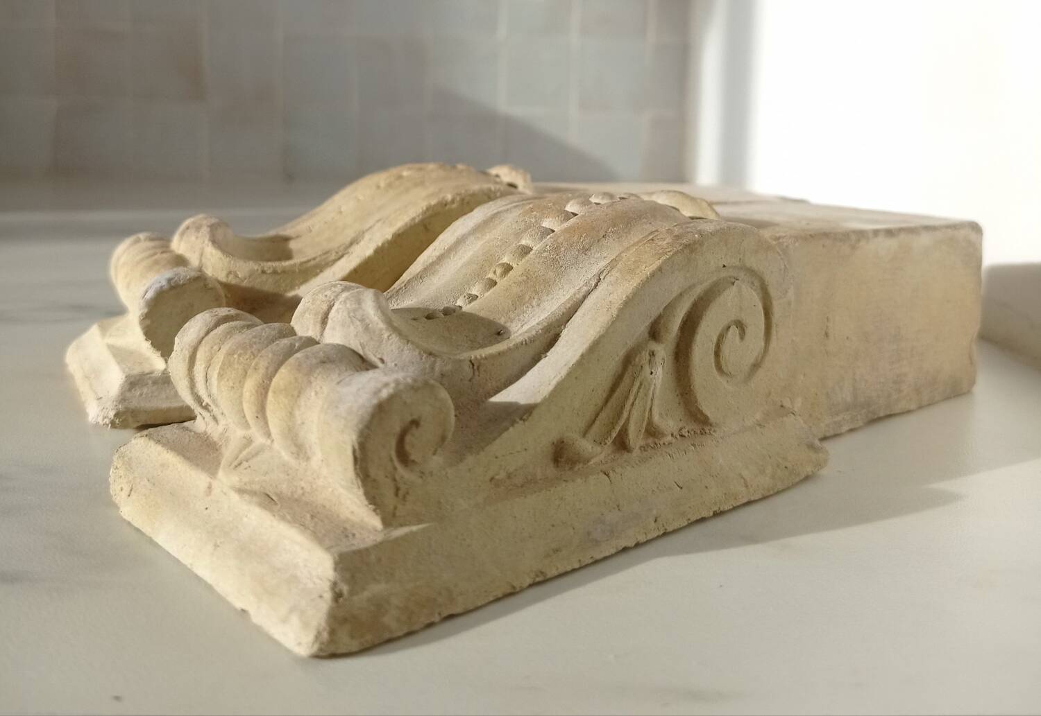 Numbered workshop plaster