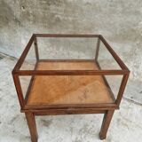 Old display cabinet shop display case or museum cabinet
