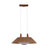 Teak/rope suspension - Temde Leuchten 1960