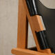 Kurt Østervig hunting chair in black leather for K. P. Jørgensens Møbelfabrik