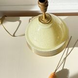 Pied de lampe verre de clichy