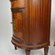 Paire de chevets Art Déco demi-lune en acajou vers 1925
