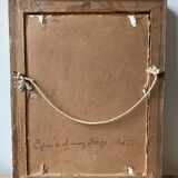 Oil painting on canvas 1920s signed