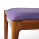 Set of 8 Vintage Chairs by Lübke – 1960s-70s Beech Wood & Violet Textile