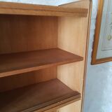 Narrow library vintage sliding door