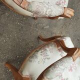 Paire de fauteuils cabriolet Louis XV