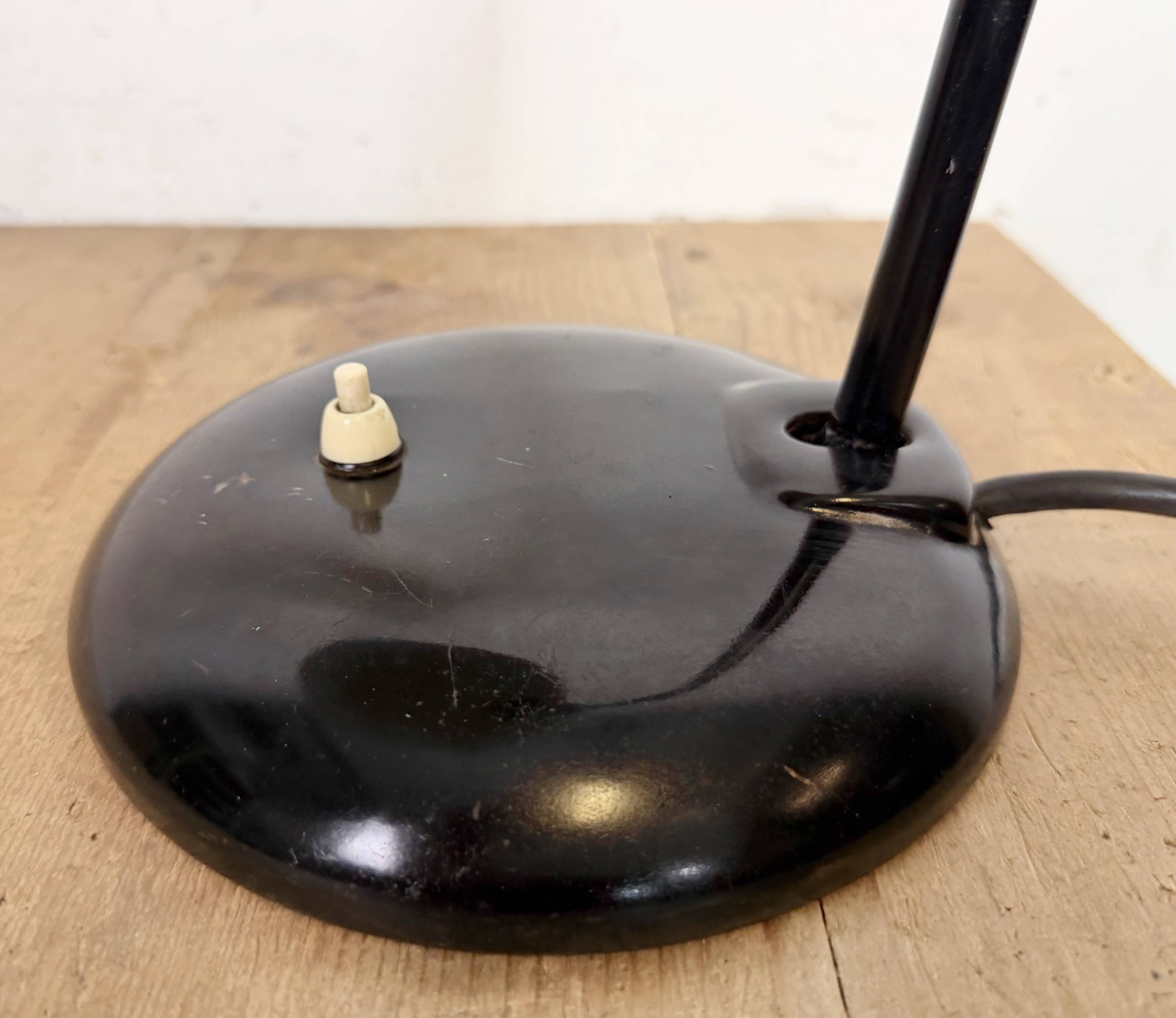 Black Industrial Bauhaus Table Lamp from Escolux, 1930s