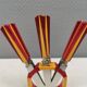 Fruit knife set, Art Deco. Sollingen Germany 1920-40s