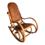 Rockingchair wood and leather