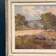 Original Oil on Canvas – “Landskap” by R. Keswik – Signed – Vintage