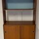 Bibliothèque vintage pieds compas années 60