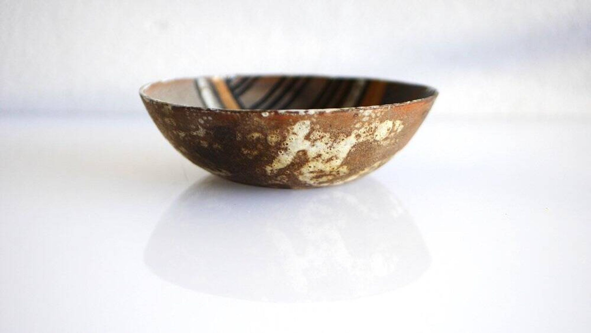 Modern ceramic bowl by Alexandre Kostanda, 1960s