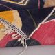 Vintage Abstract Beni Merirt Rug 180 x 225 cm, Beni Ourain Rug, Boho Rug