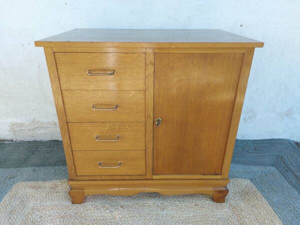 commode mixte, tiroirs et placard