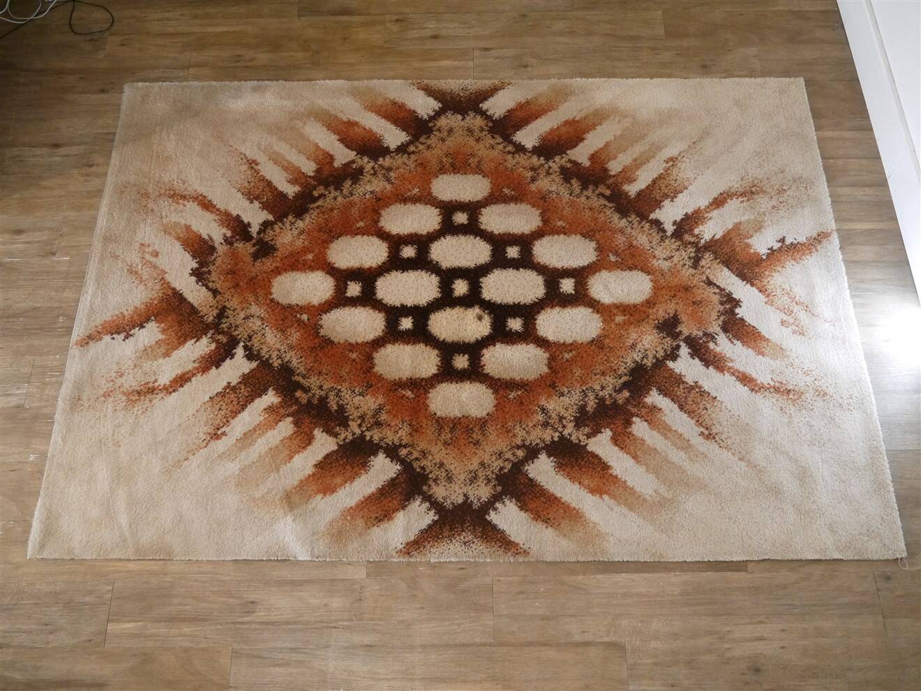 Modernist Belgian rug, 1970