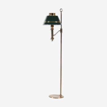 1950s brass floor lamp by Oia, Sweden