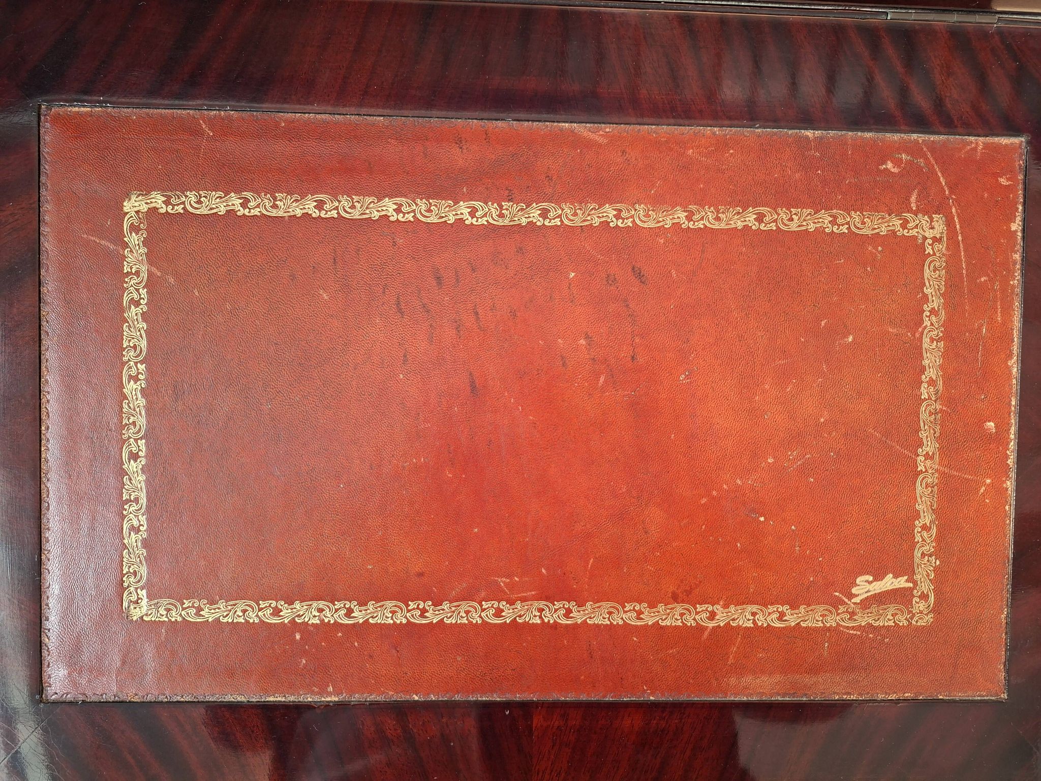 Elegante Scrittoio "Davenport" in Mogano