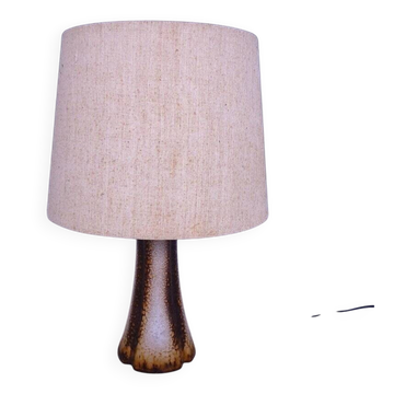 Scandinavian modern ceramic table lamp, Denmark 1960s