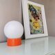 Vintage orange ceiling light 1970