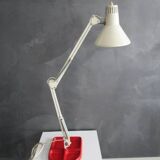 Antique architect's lamp, cast iron base
