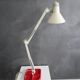 Antique architect's lamp, cast iron base