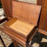 Art Deco oak cloakroom