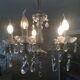 Antique chandelier with pendants