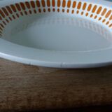 Hollow vegetable dish salad bowl 70s space age