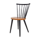 Vintage spindle back chair with round seating