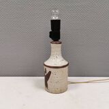 Table lamp in stoneware/ceramics by Danish Axel Larsen 1970-80s