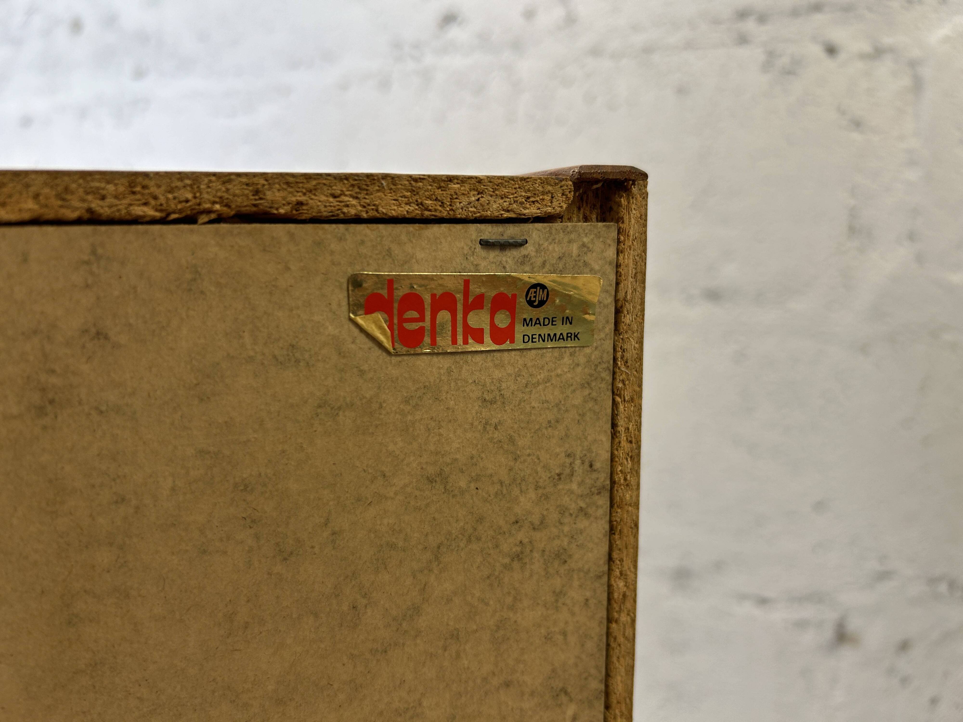 Vintage Scandinavian teak bookcase by Denka, 1960s