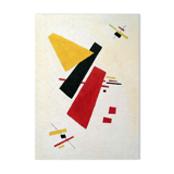 Russian avant-garde abstract acrylic painting
