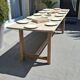Large renovated old farmhouse table