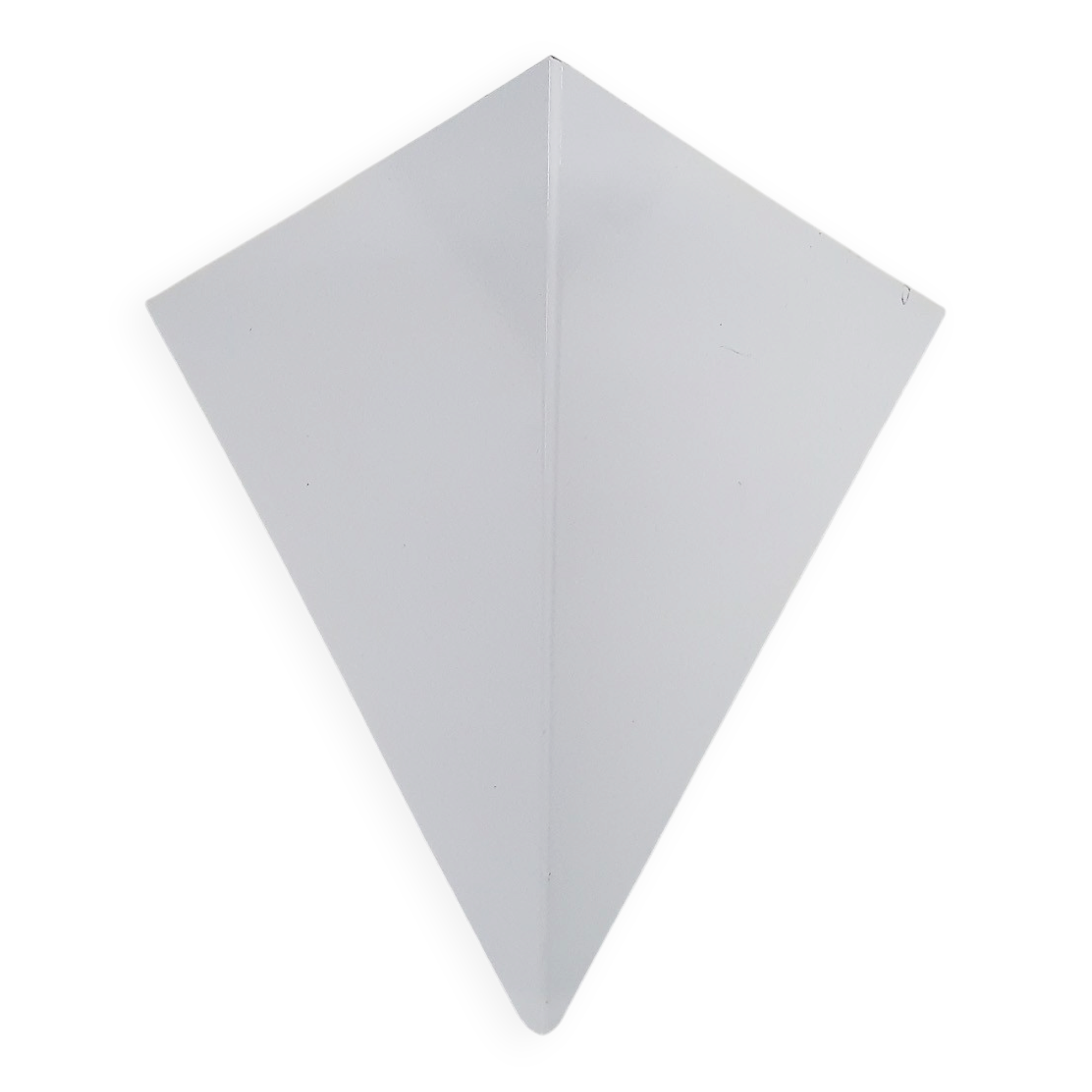 White metal wall light in good condition. By Anvia, The Netherlands.
