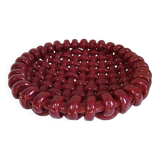 Woven fruit basket Jérôme Massier Vallauris bordeaux