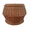 Xxl braided basket in wicker rattan