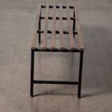 Italian slatted bench