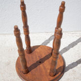Vintage stool, wooden stool, side stool, plant holder