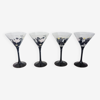 Set of 4 Luminarc Anaïs martini or cocktail glasses