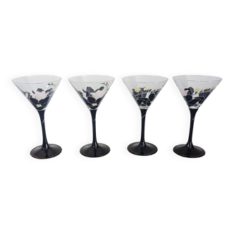 Set of 4 Luminarc Anaïs martini or cocktail glasses