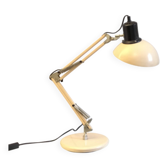 Lampe architecte à 2 bras Aluminor 1970