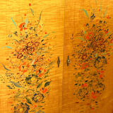 Exquisite 1950s neoclassical sycamore secretaire by Frères De Coene, Belgium.