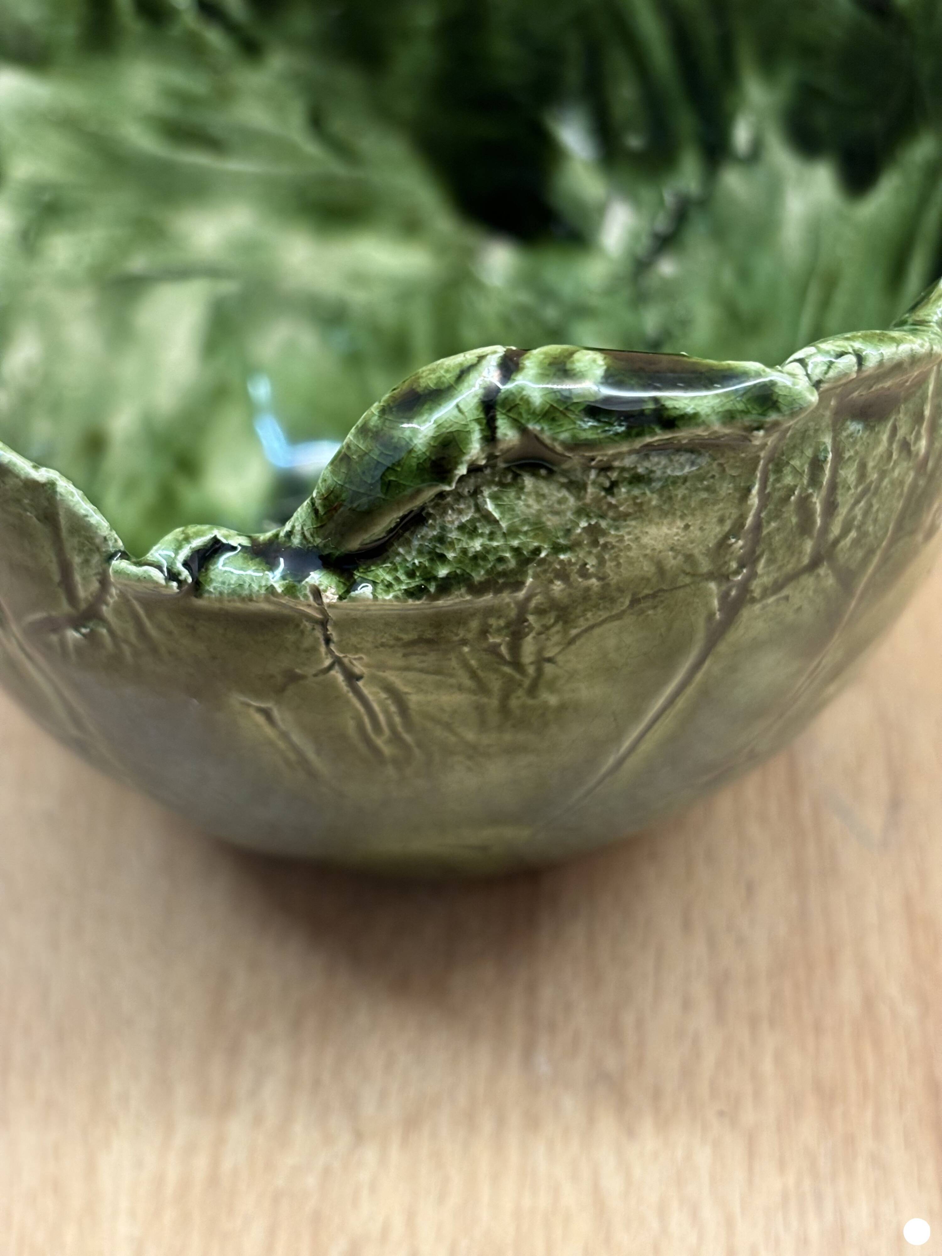 Cabbage leaf slip cut
