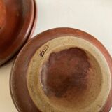 Paire de tasses déjeuners en grès Daniel de Montmollin Taizé 1970