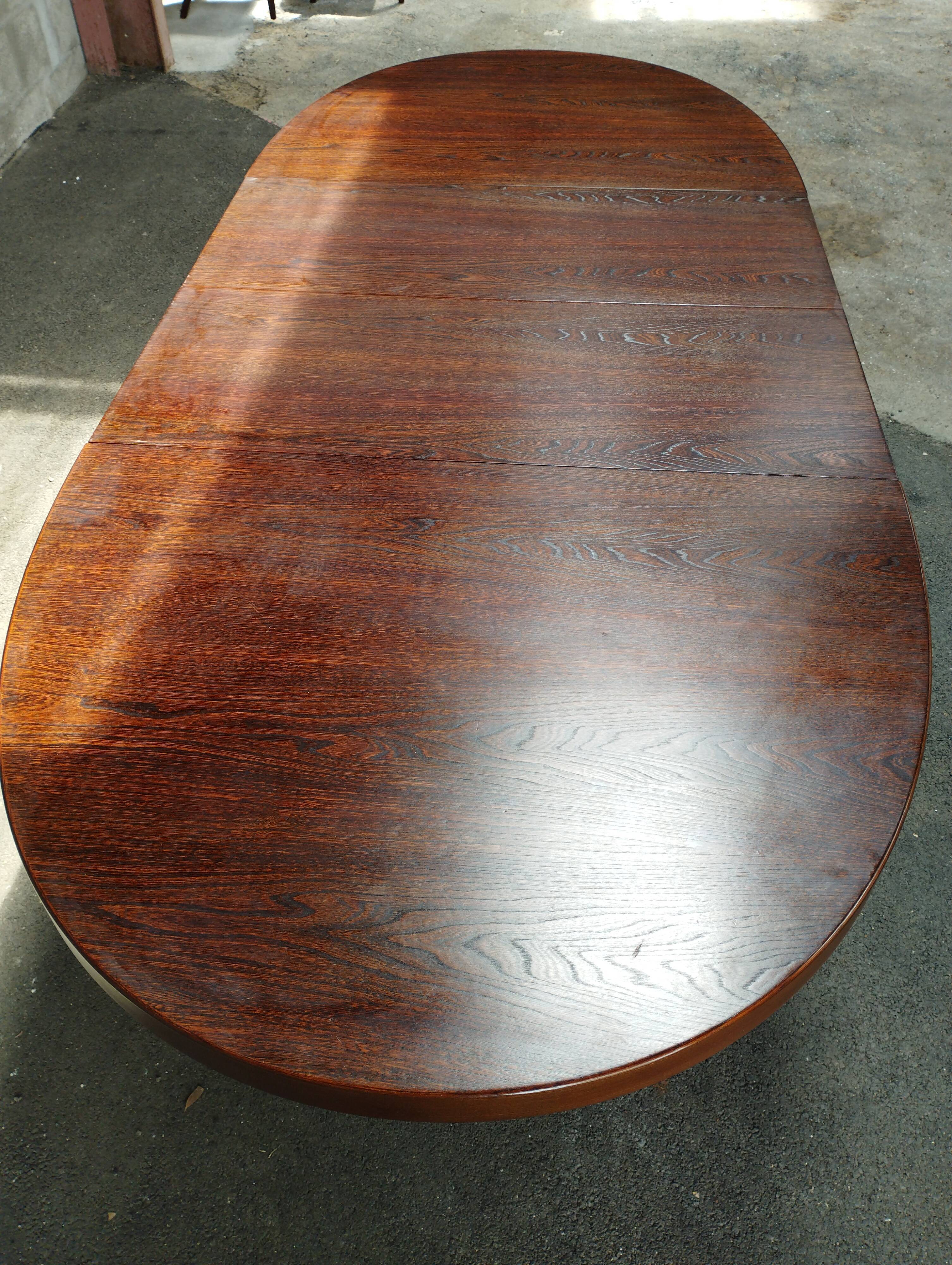 Vintage teak table and chairs set