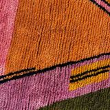 Modern Moroccan Boujad multicoloured Berber rug
