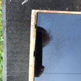 Vintage marble and smoked glass coffee table.