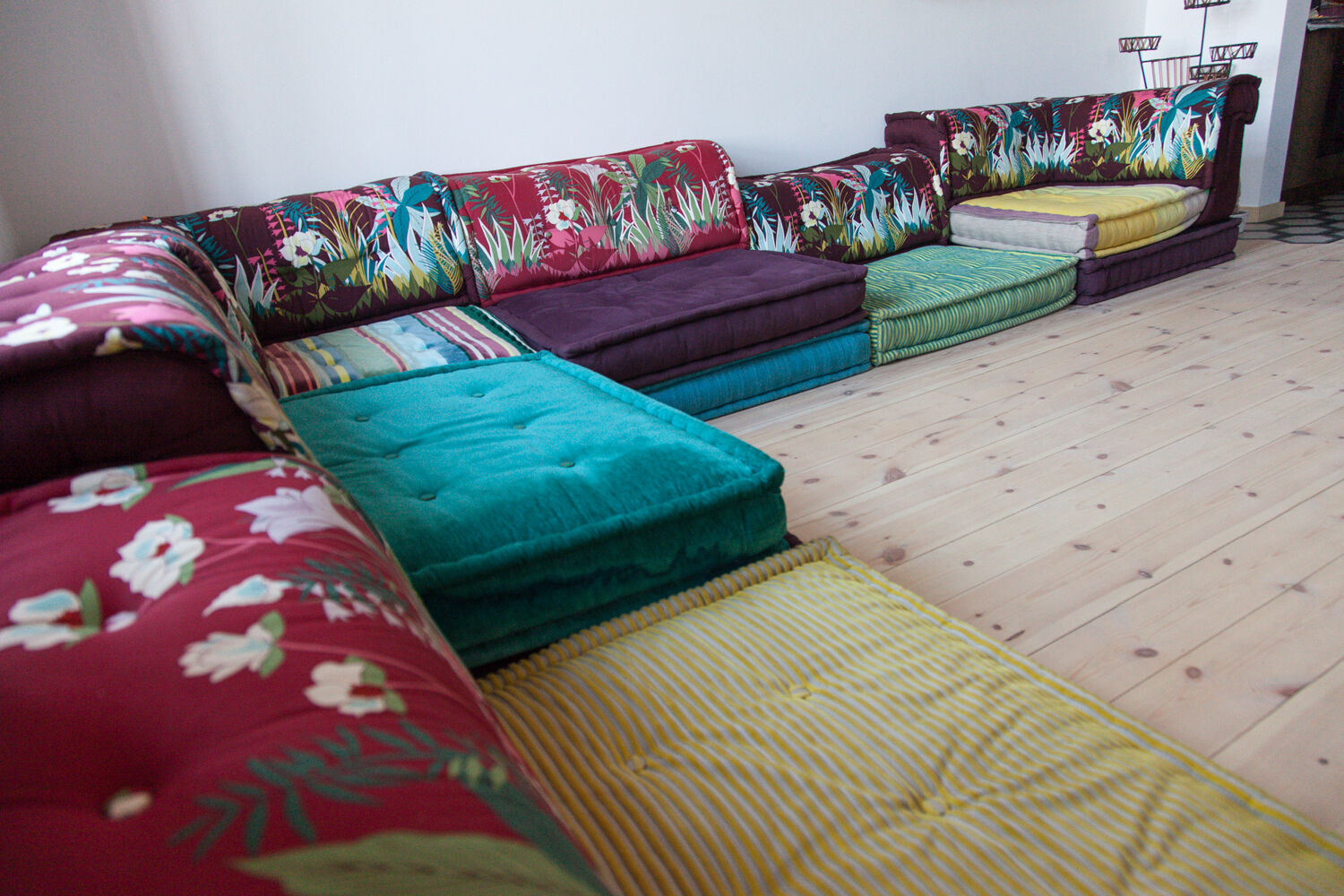 Modular sofas by H. Hopfer and P. Roche, Roche Bobois, France, 1970s